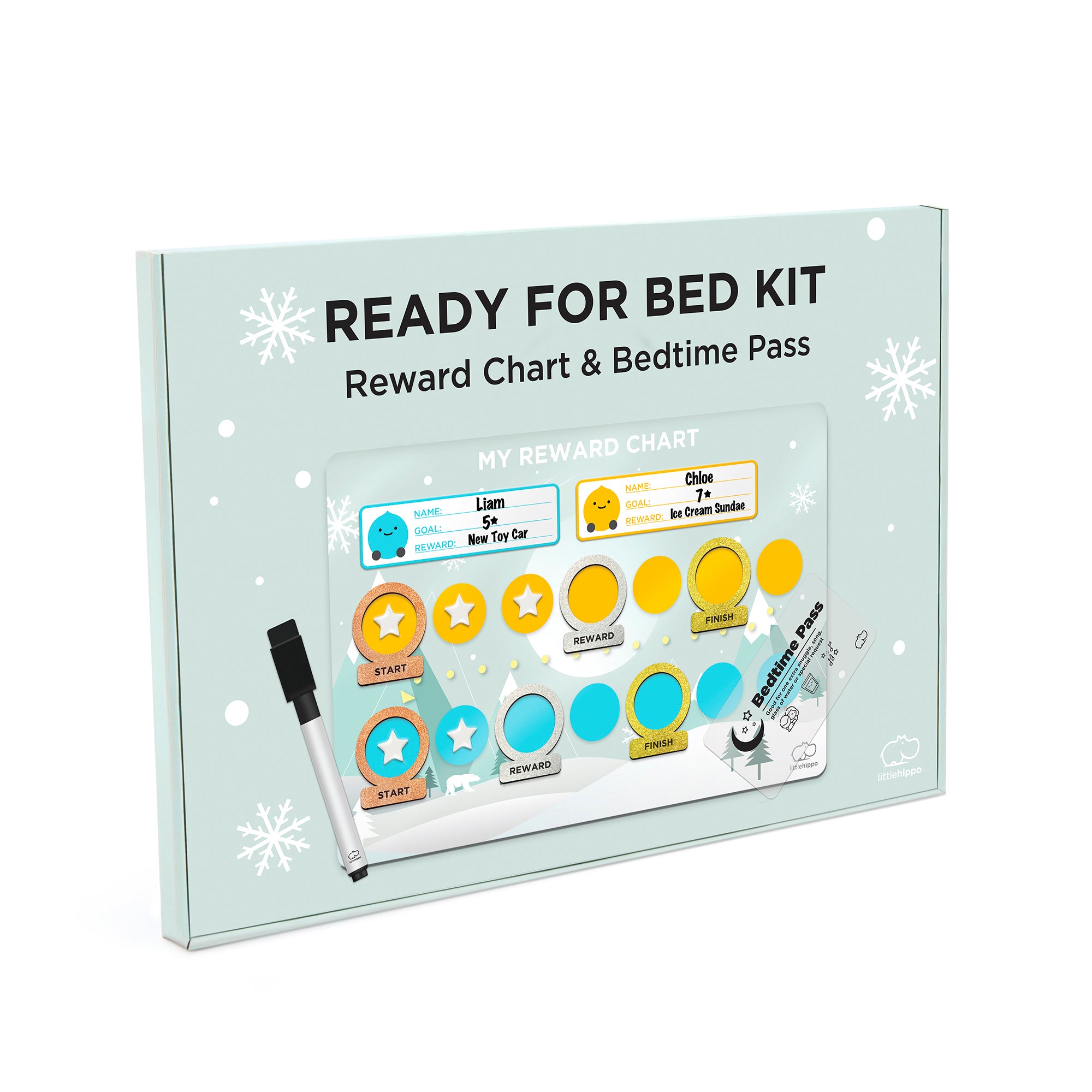 ready-for-bed-kit-reward-chart-and-bedtime-pass-littlehippo for Sleep Reward Chart Printable Free Ready for Bed Kit - Reward Chart and Bedtime Pass - LittleHippo for Sleep Reward Chart Printable Free