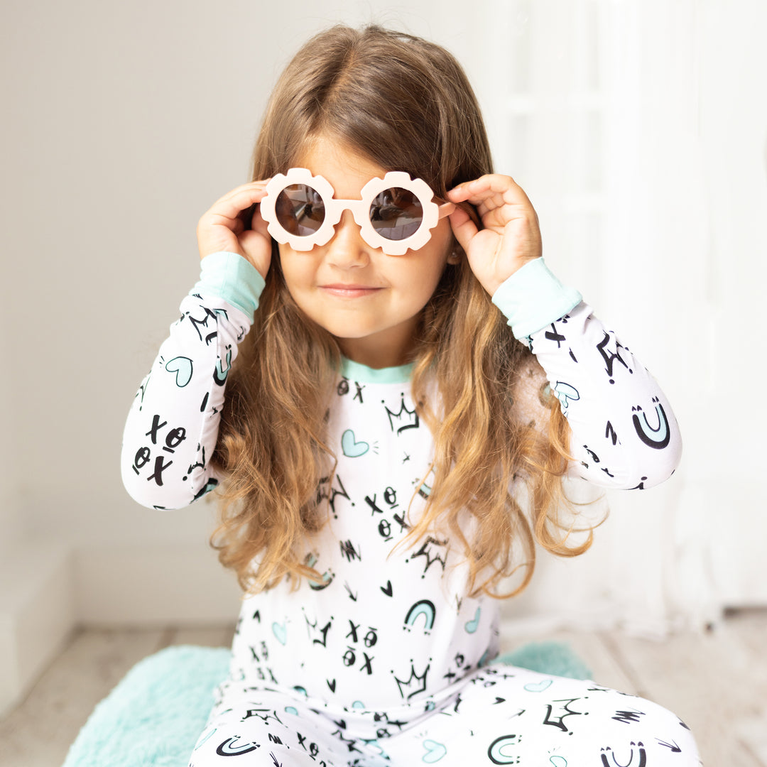 Two Piece Pajamas in Love &amp; Art