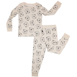 Two Piece Pajamas in Winter Bear